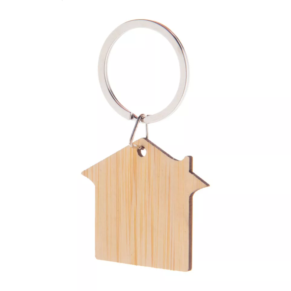 Boohom natuurlijk  sleutelhanger huis 