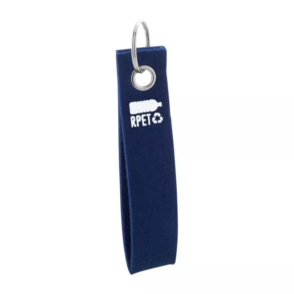 Refek blauw  RPET-sleutelhanger 
