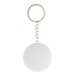 KeyBadge RPET Mini white  pin button keyring 