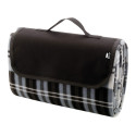 Angama black  RPET picnic blanket 