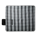 Angama black  RPET picnic blanket 