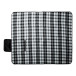 Angama black  RPET picnic blanket 
