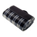 Angama black  RPET picnic blanket 