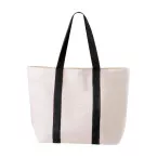 Lanikai noir naturelle sac de plage ou sac à provisions 