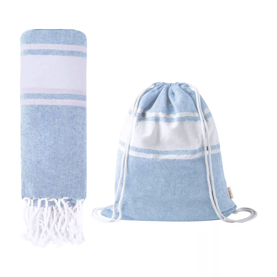 Praia light blue  beach towel and...