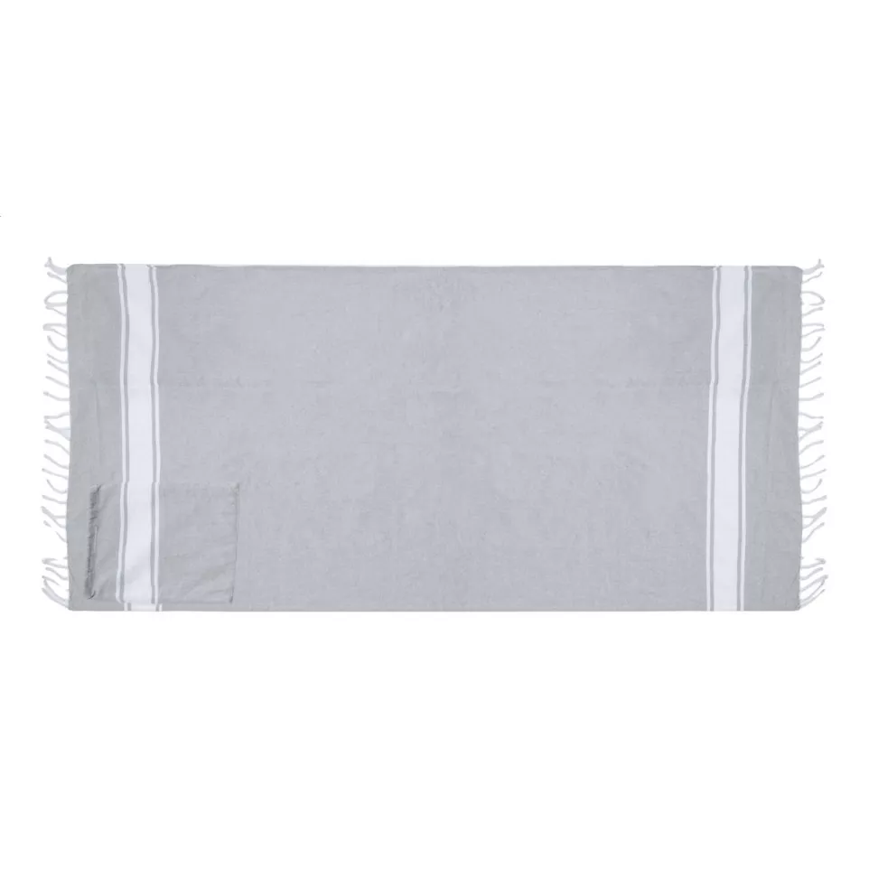Praia grey  beach towel and...