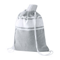 Praia grey  beach towel and drawstring bag 