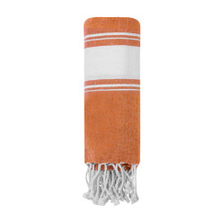 Oreti orange  beach towel 