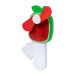 Amalfi multicolour  hand fan, watermelon 
