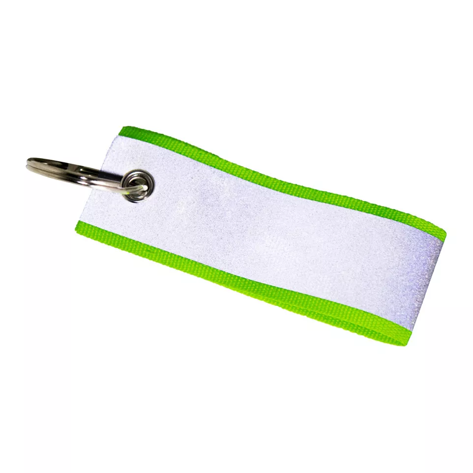Visikey yellow  reflective keyring 