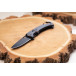 Angus black  pocket knife 