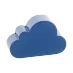 Cumulus bleu  balle anti-stress  