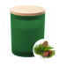 Daizu XL green  candle, pine tree 