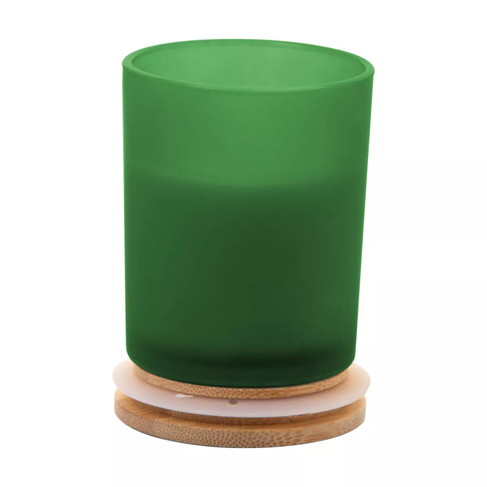 Daizu XL green  candle, pine tree 