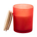 Daizu XL red  candle, cinnamon 