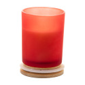 Daizu XL red  candle, cinnamon 
