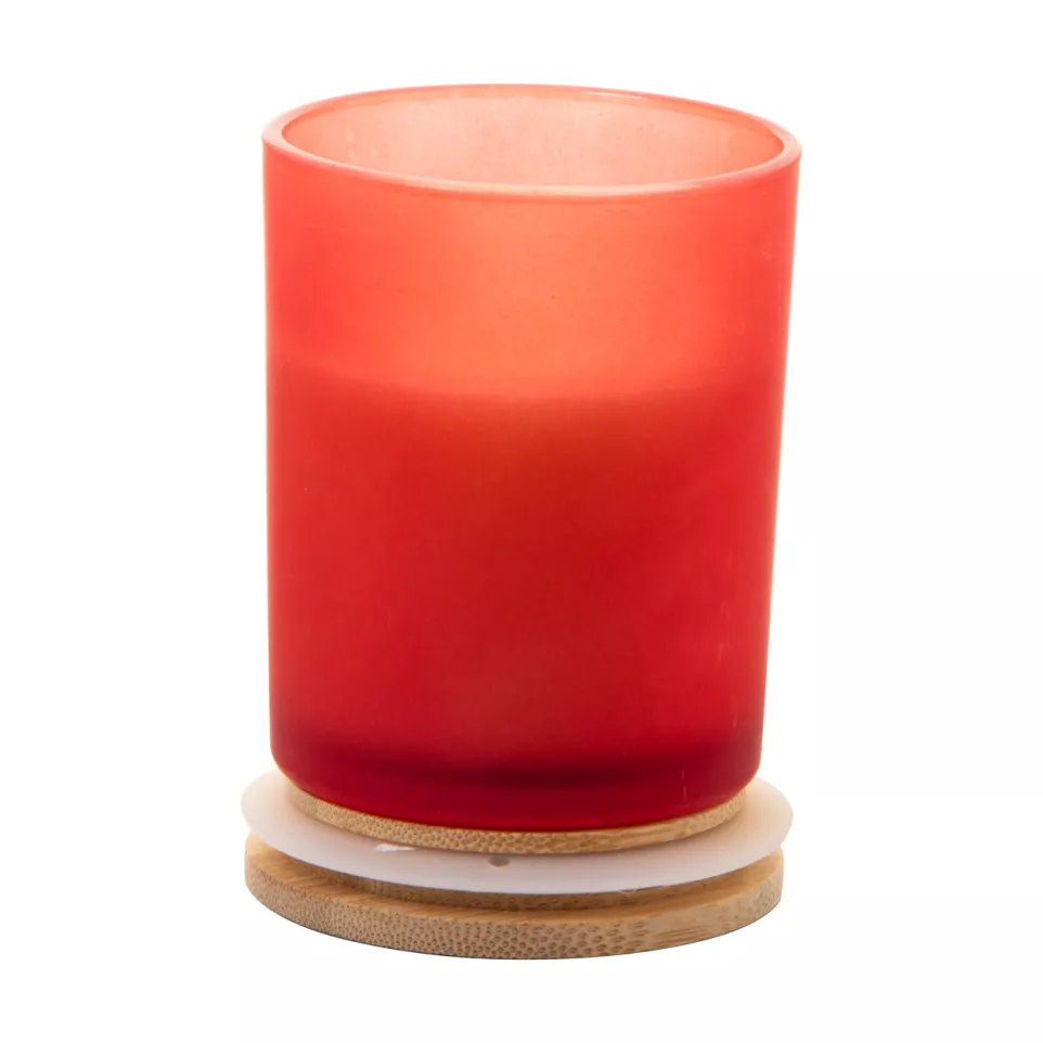 Daizu XL red  candle, cinnamon 