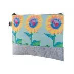 CreaFelt Beauty M blanc gris trousse de toilette 