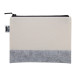 CreaFelt Beauty M white grey custom cosmetic bag 