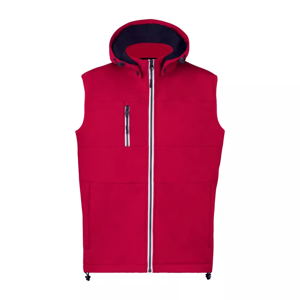 Netly rood  softshell bodywarmer XL