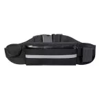 Warathon black  reflective waist bag 