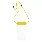 Splash geel transparant waterdichte mobiele telefoon hoes 