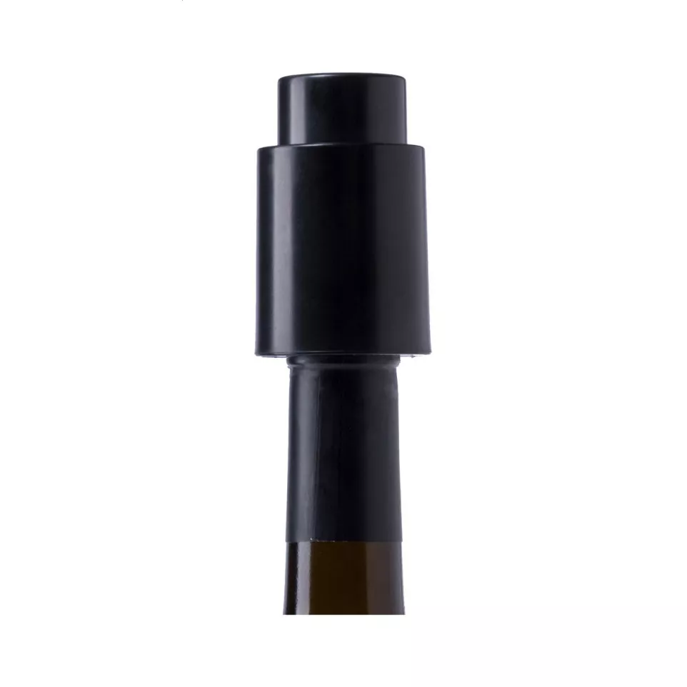 Vakux black  wine bottle stopper 