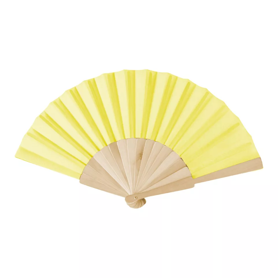 Gamasa yellow  hand fan 