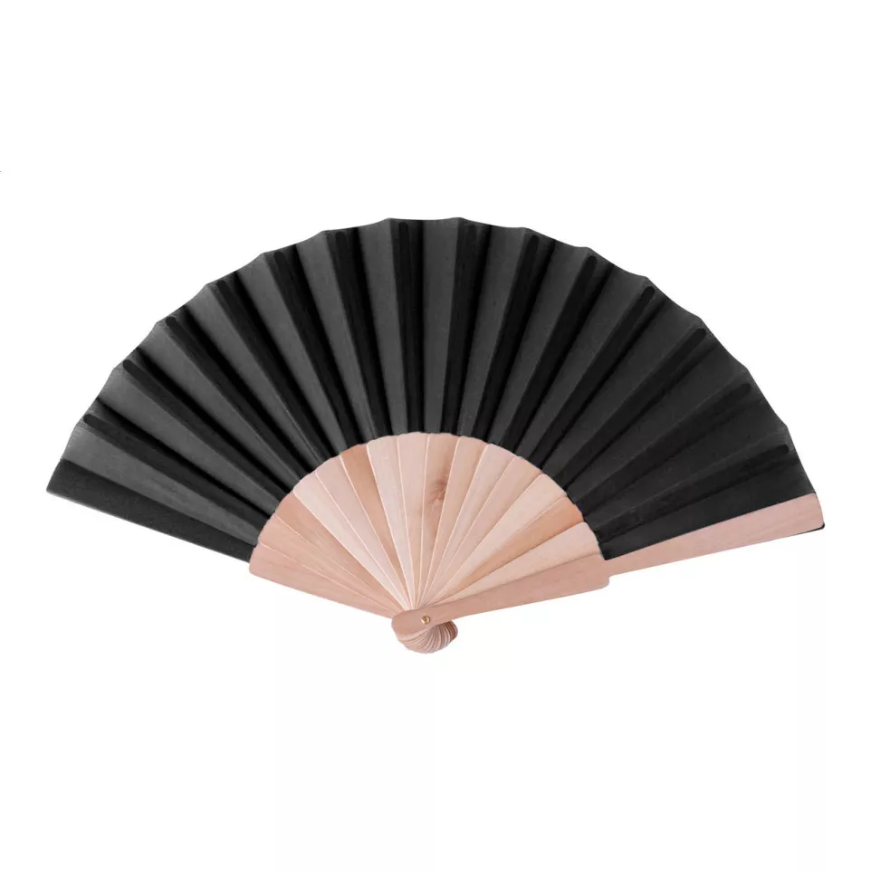 Gamasa black  hand fan 