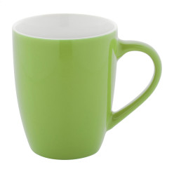 Gaia green white mug 