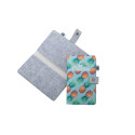 CreaFelt Journey blanc gris porte-documents de voyage RPET personnalisable 