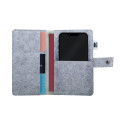 CreaFelt Journey blanc gris porte-documents de voyage RPET personnalisable 