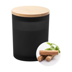 Daizu black  candle, sandalwood 