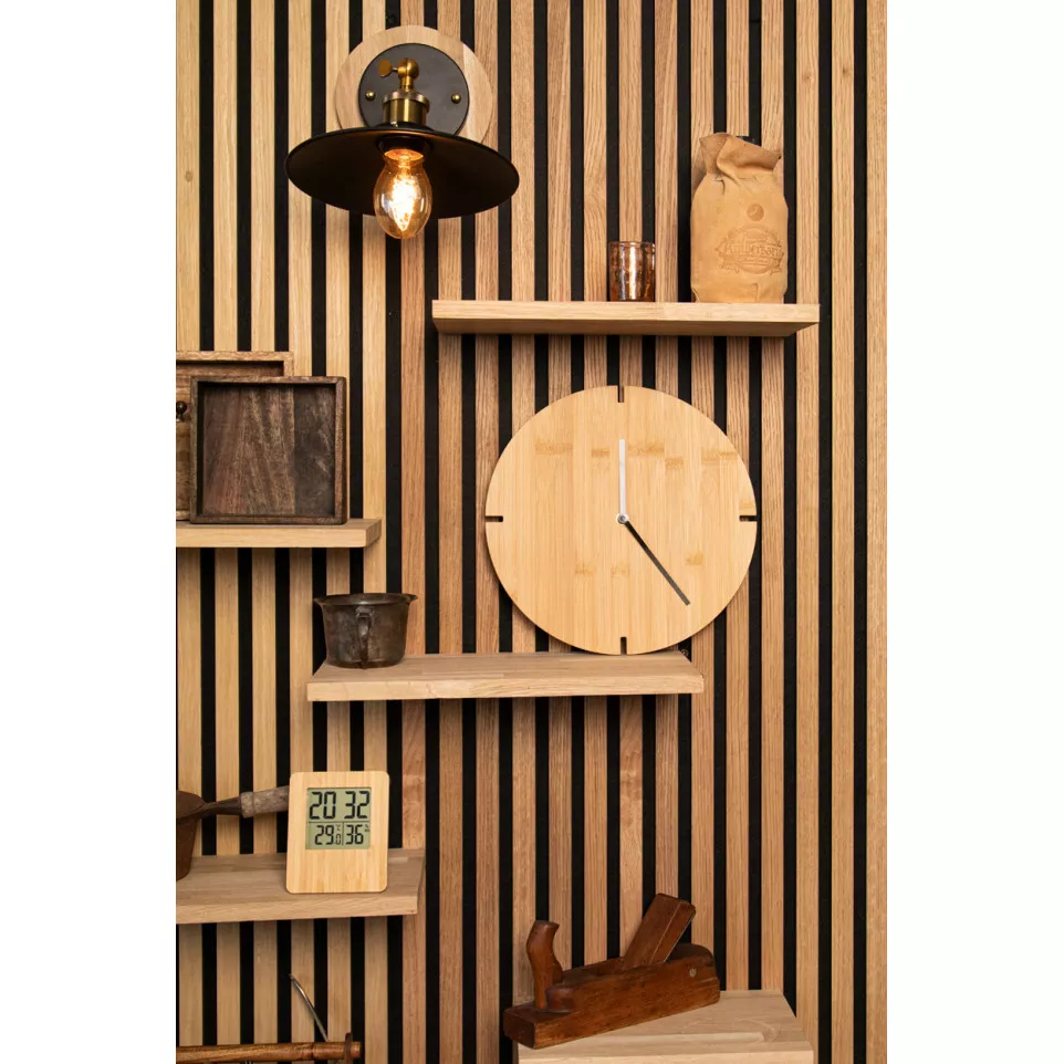 Tokei natural  bamboo wall clock 