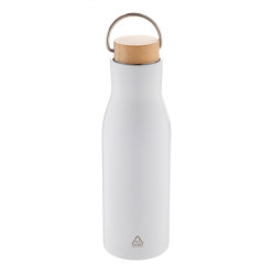 Ressobo white  insulated bottle 