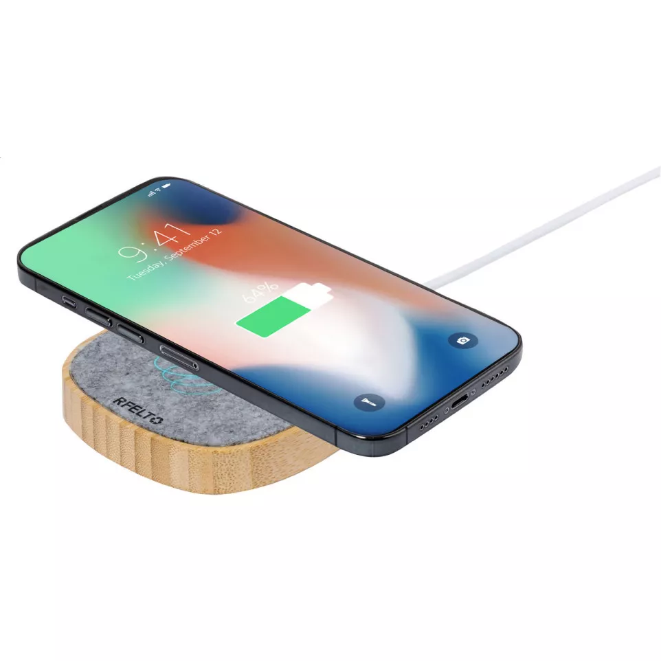 Mekens dark grey  wireless charger 