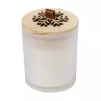 Lilnax wit  Kerst geurkaars 