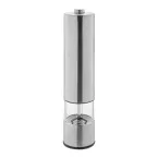 Malabar silver  salt and pepper mill 