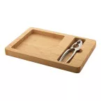 Valnott natural  nutcracker set 