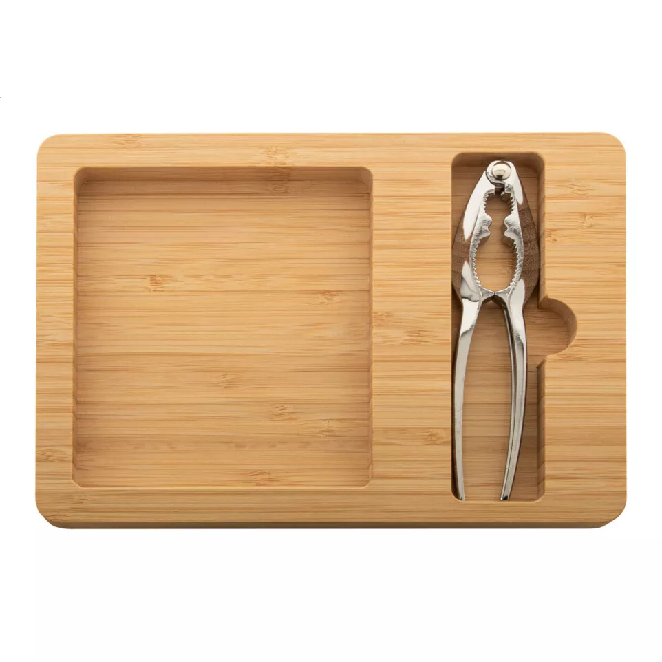 Valnott natural  nutcracker set 