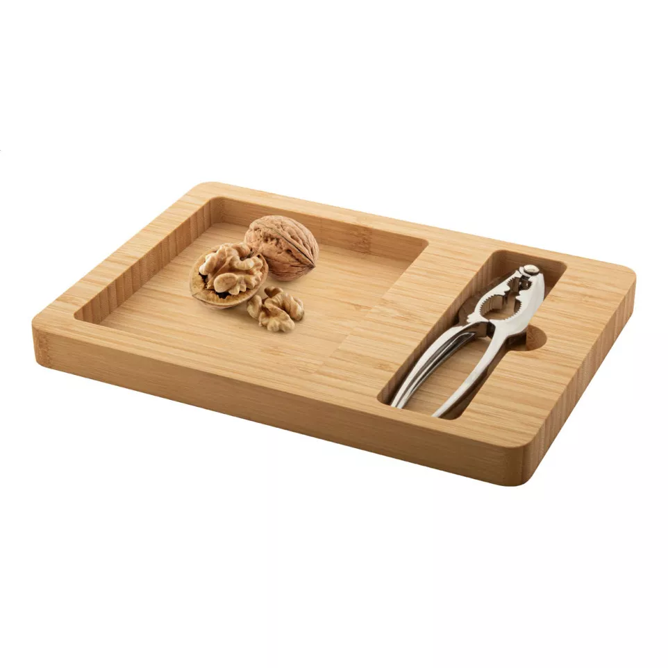 Valnott natural  nutcracker set 