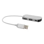 Raluhub argenté  port USB 