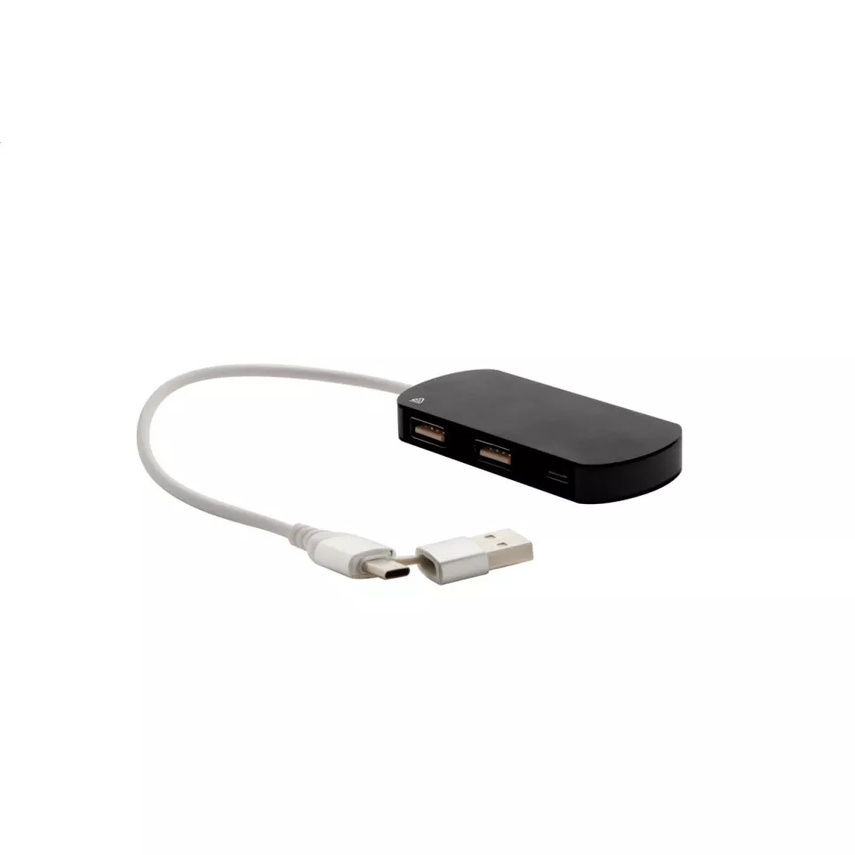 Raluhub black  USB hub 