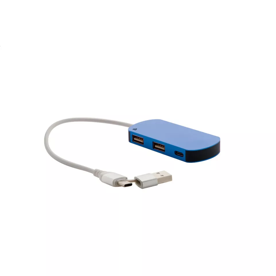 Raluhub blauw  USB hub 