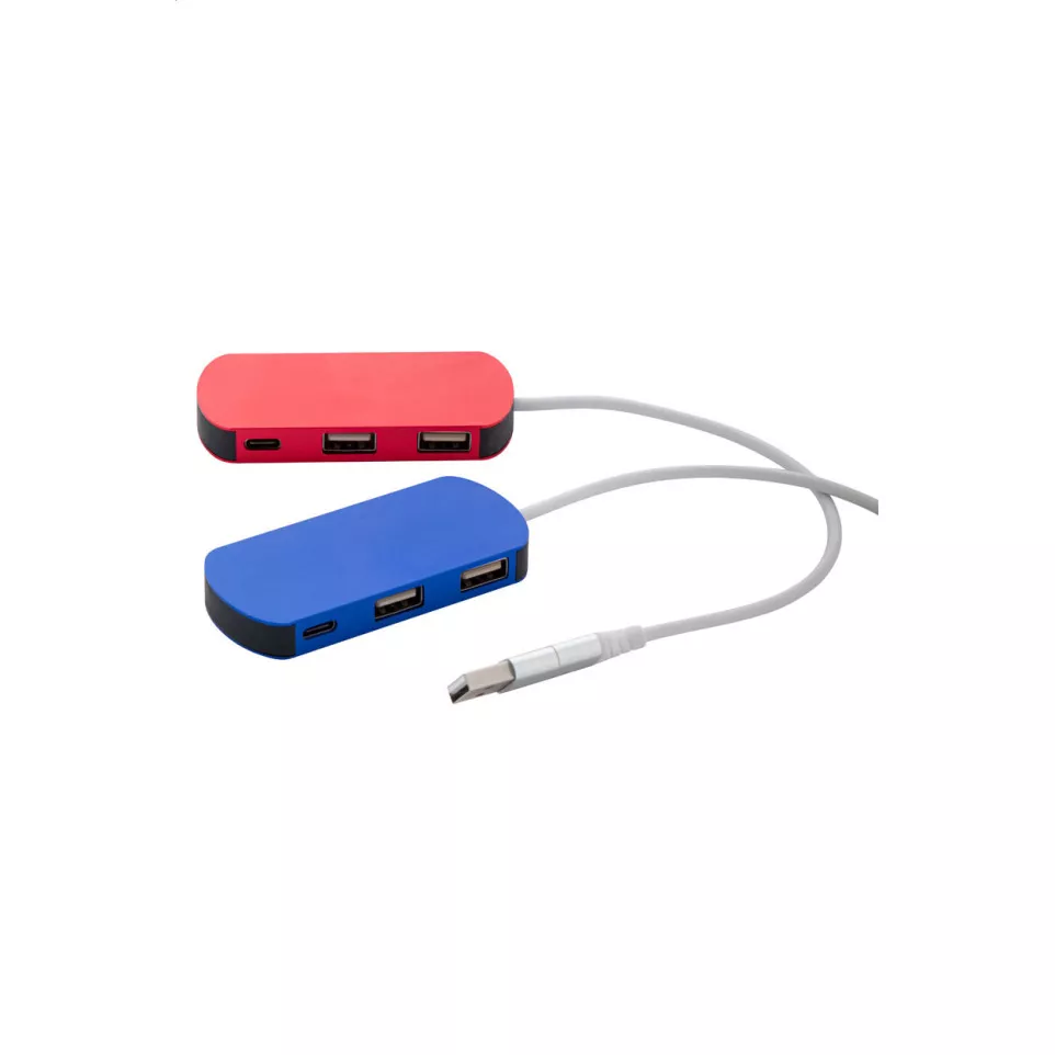 Raluhub red  USB hub 