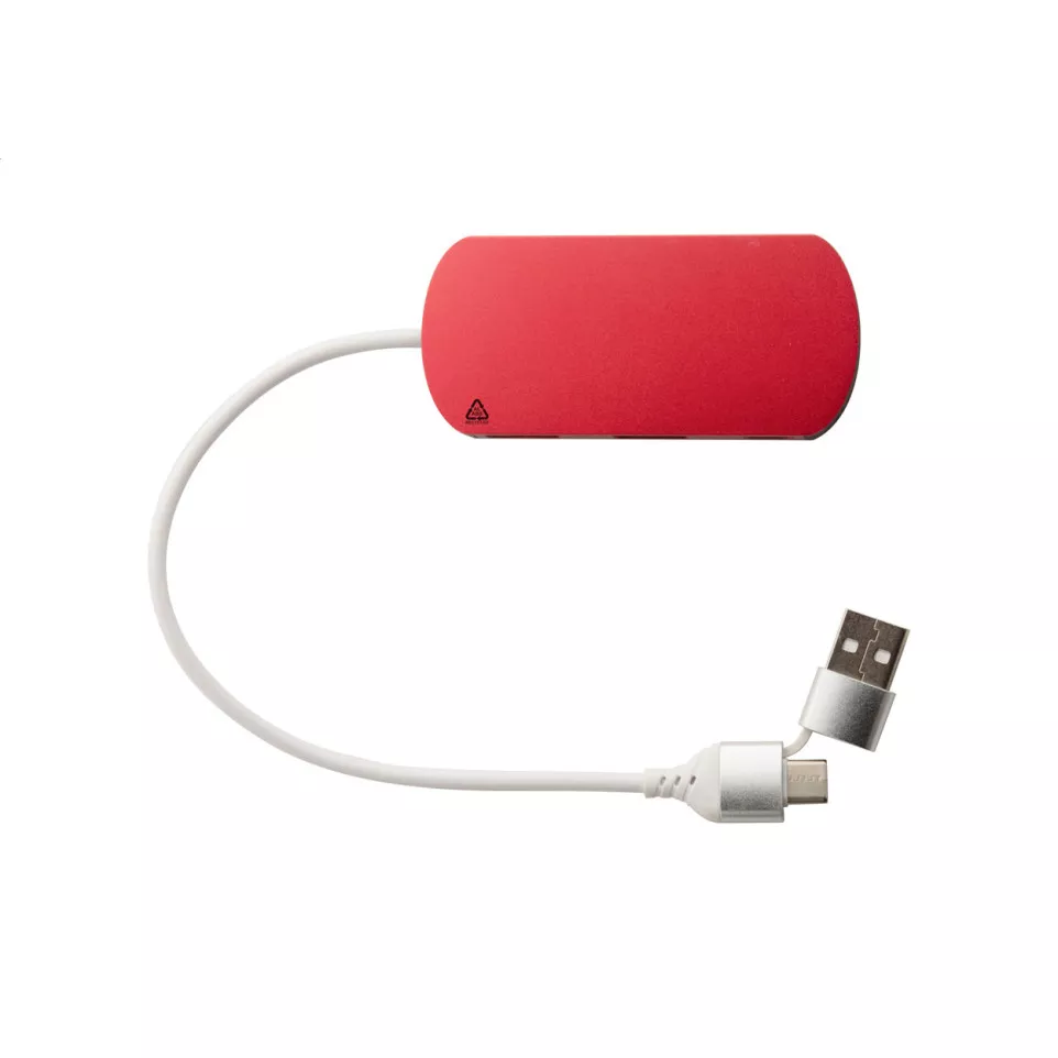 Raluhub rouge  port USB 