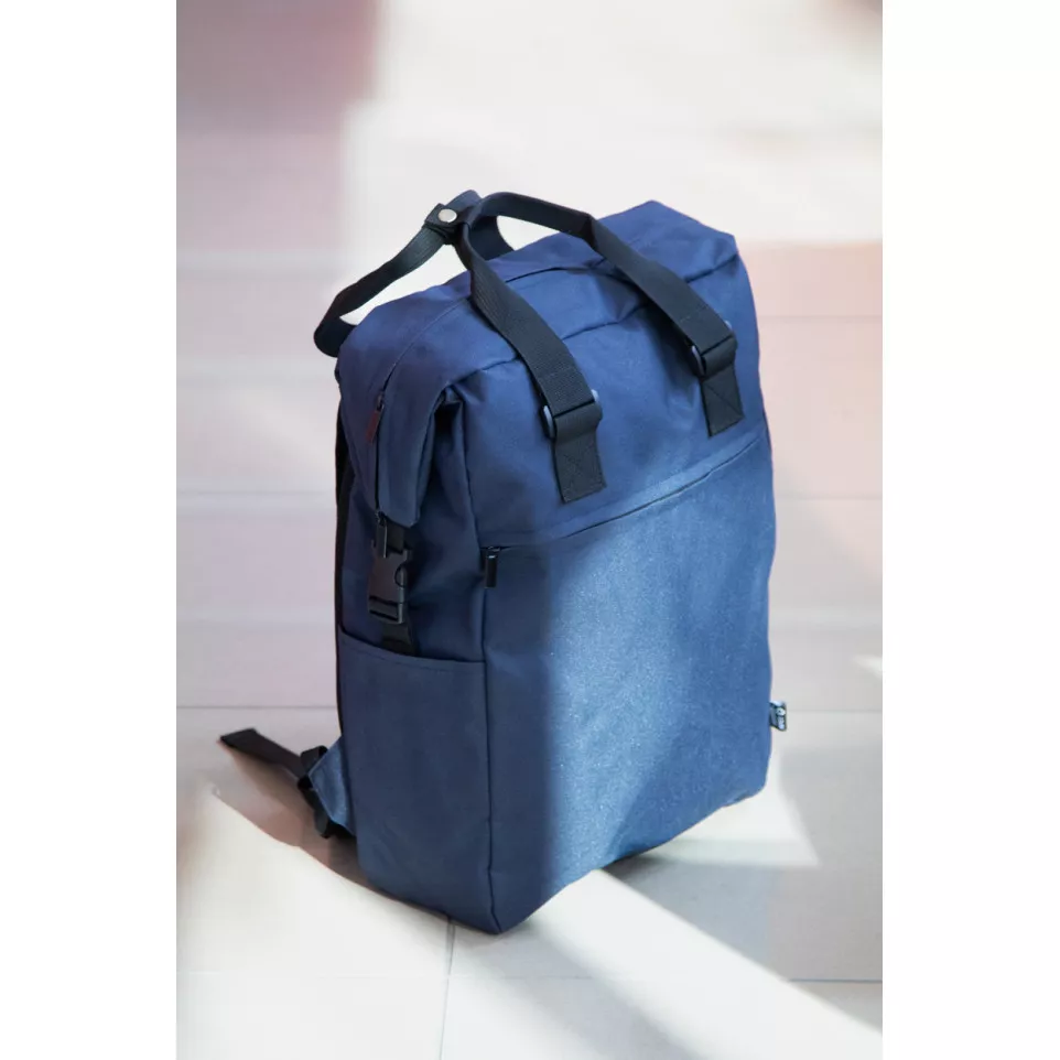 Ellison dark blue  RPET backpack 