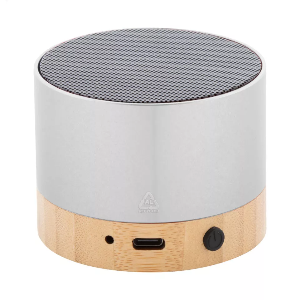 RalooBeat silver  wireless speaker 