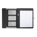 Shepherd A4 grey  RPET document folder 
