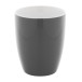 Gaia dark grey white mug 